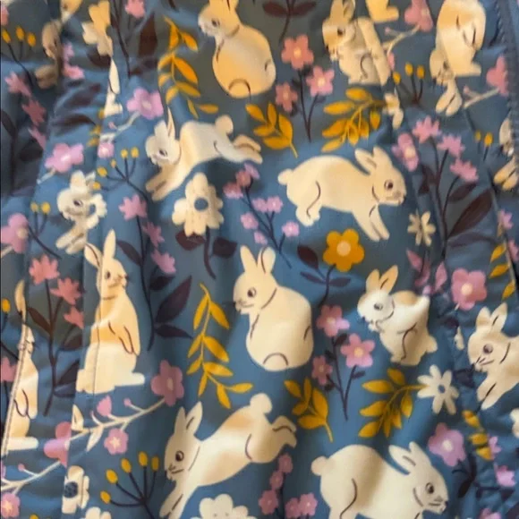 Baby Boden Blue and Yellow Floral Kids Footie - Picture 3 of 3